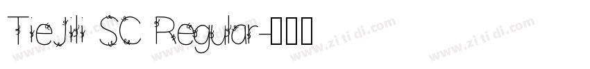 TieJili SC Regular字体转换